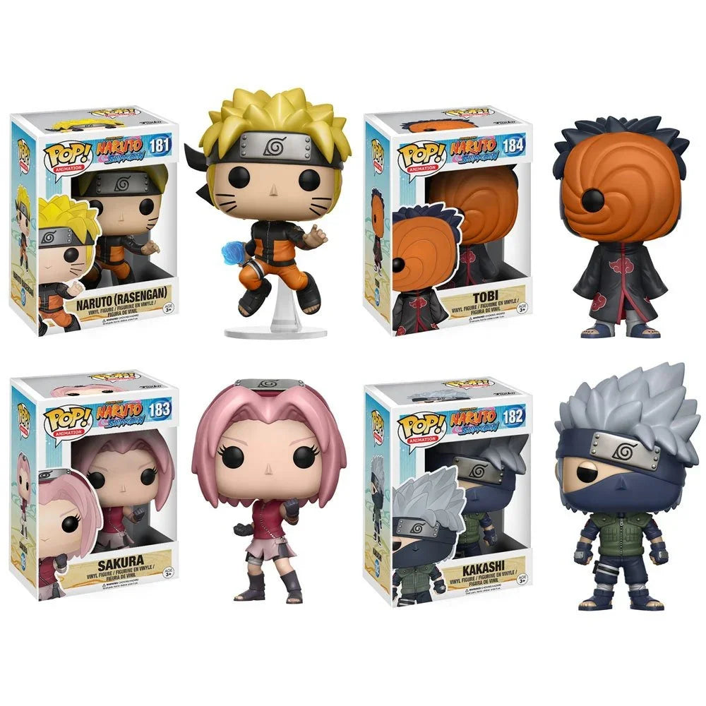 POP Style Naruto Figurines