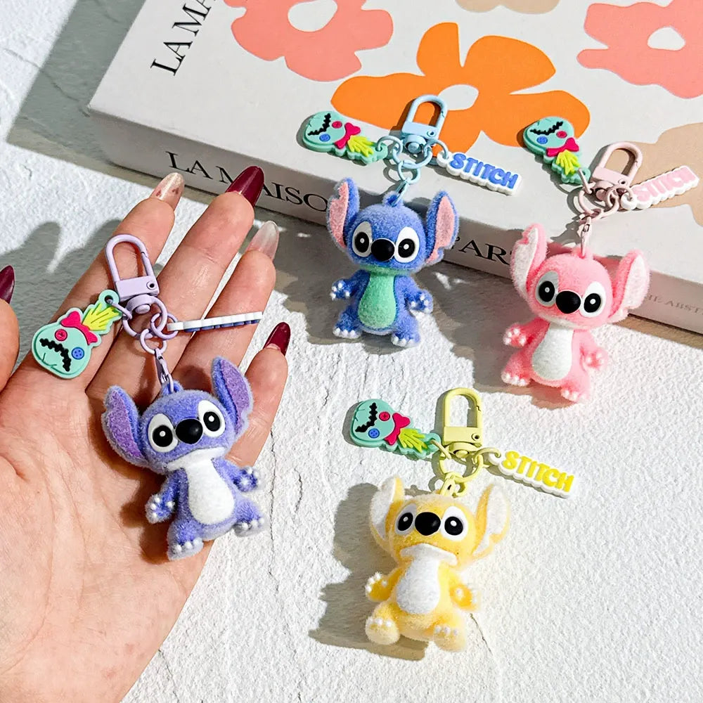 Cosmic Alien Fuzzy Feels Keychain