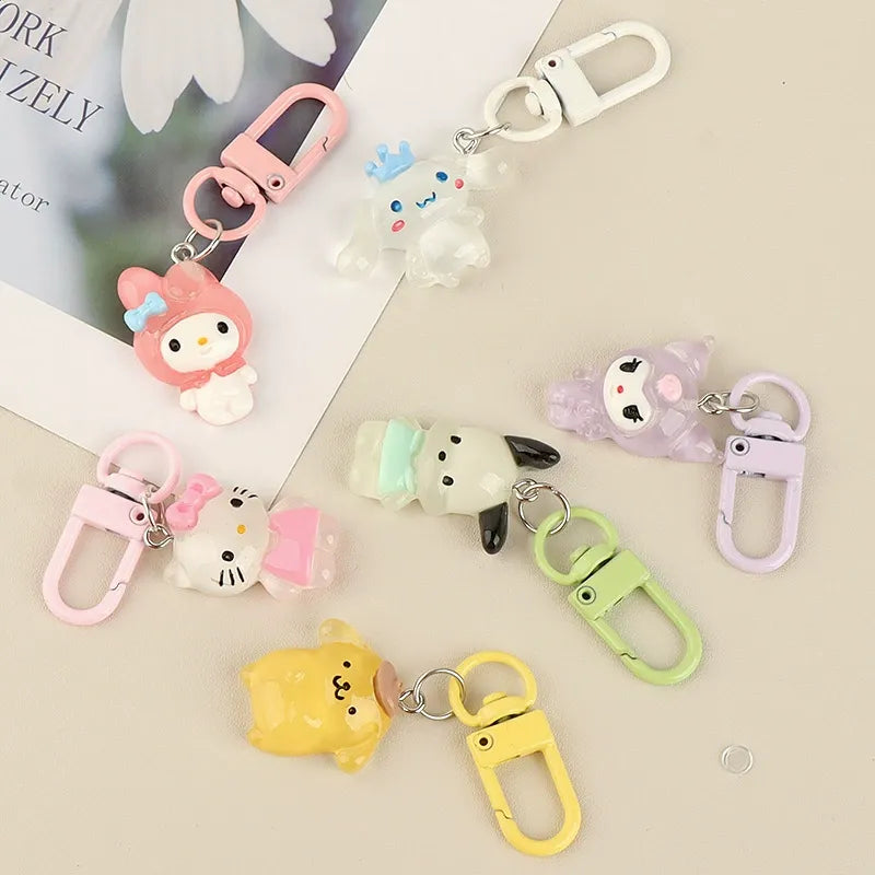 Sanliou Crystal Critters Charm Keychain