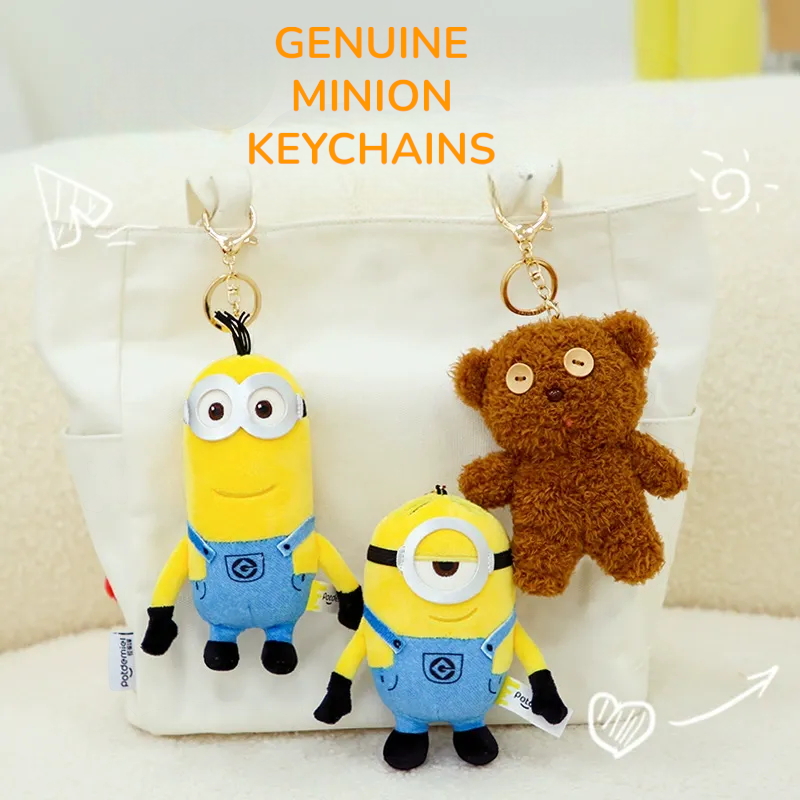 Minniun Goggle Eyed Plush Keychain