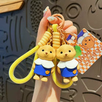 Forest Poodle Charming Loop Keychain