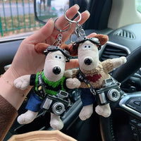 Gromit Camera Pup Plush Keychain
