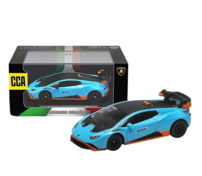 CCA Lamborghini Huracán STO 1:64 Acrylic Box Die-Cast Model