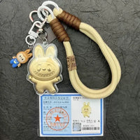 Labubu 20mg Gold Charm Keychain