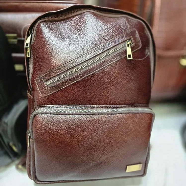 Elite Navigator Leather Backpack