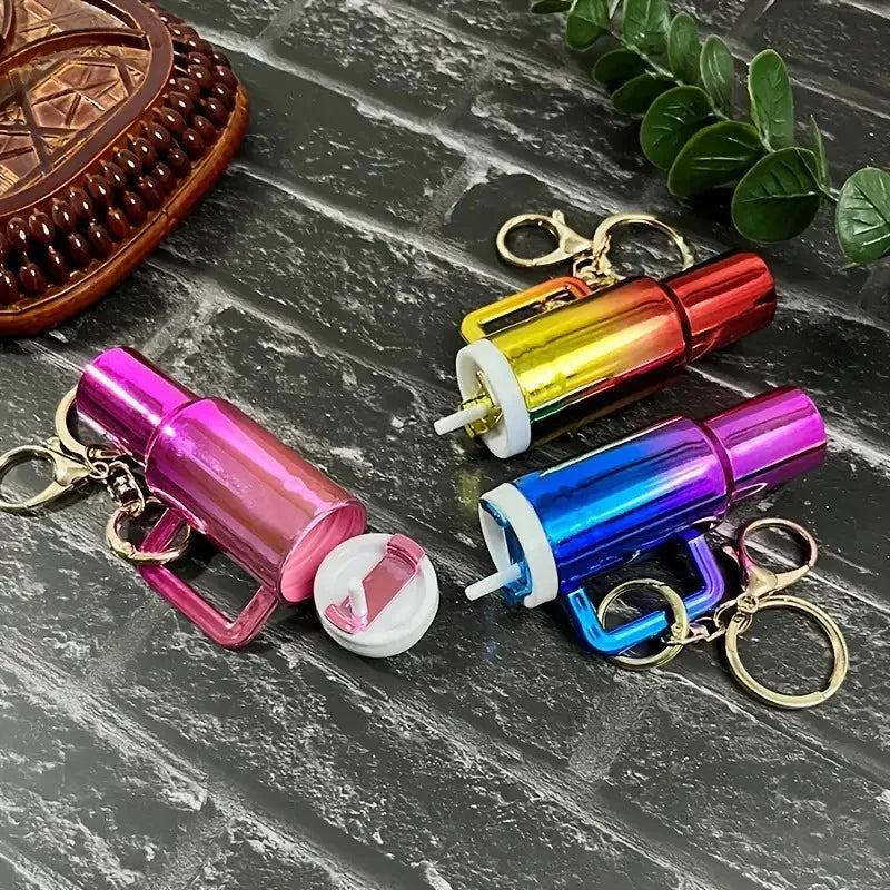 Mini Sip & Stash Gradient Tumbler Keychain