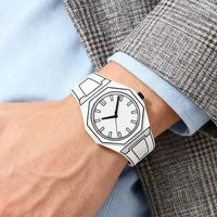 Urban Cel-Shaded Monochrome Dimension Sports Watch