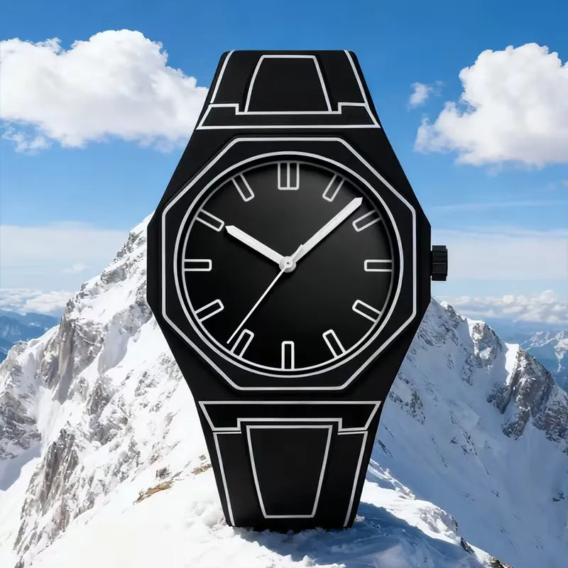 Urban Cel-Shaded Monochrome Dimension Sports Watch