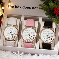 Whatever I'm Late Anyway Jumbled Numeric Watch