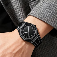 Urban Cel-Shaded Monochrome Dimension Sports Watch
