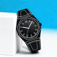 Urban Cel-Shaded Monochrome Dimension Sports Watch