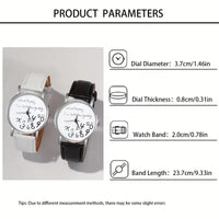 Whatever I'm Late Anyway Jumbled Numeric Watch