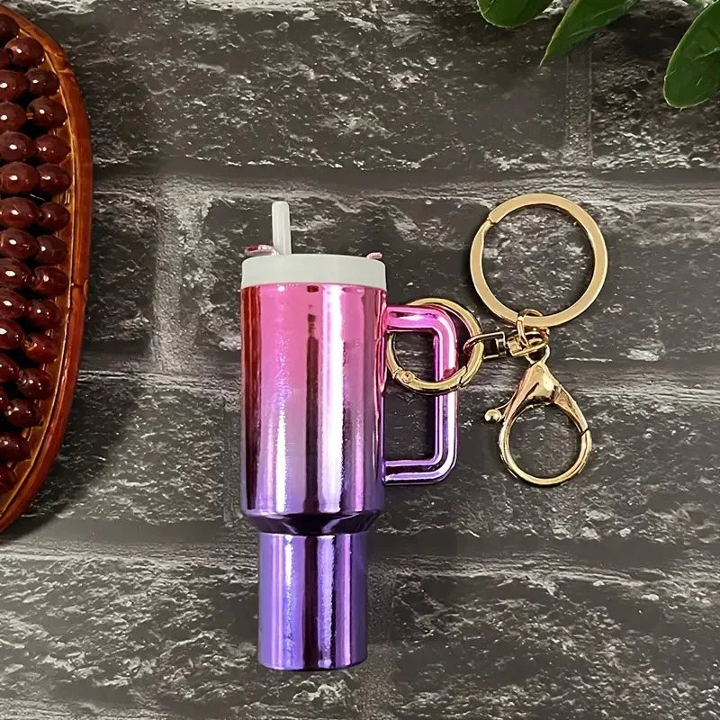 Mini Sip & Stash Gradient Tumbler Keychain
