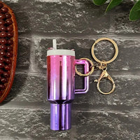Mini Sip & Stash Gradient Tumbler Keychain