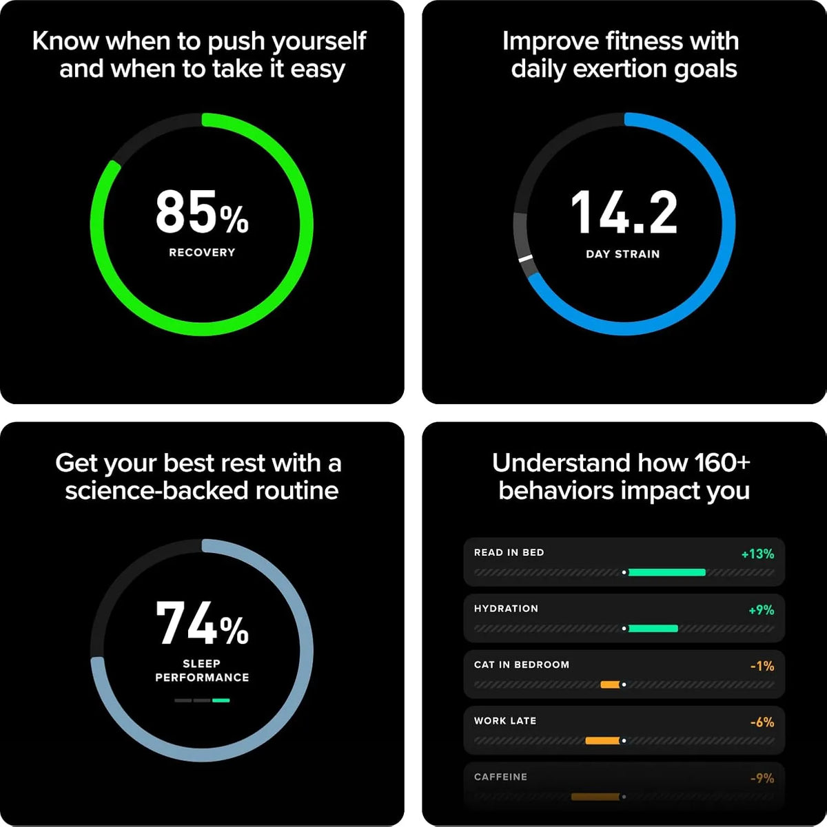 WHP 5.0 One Wearable Health Fitness & Activity Tracker