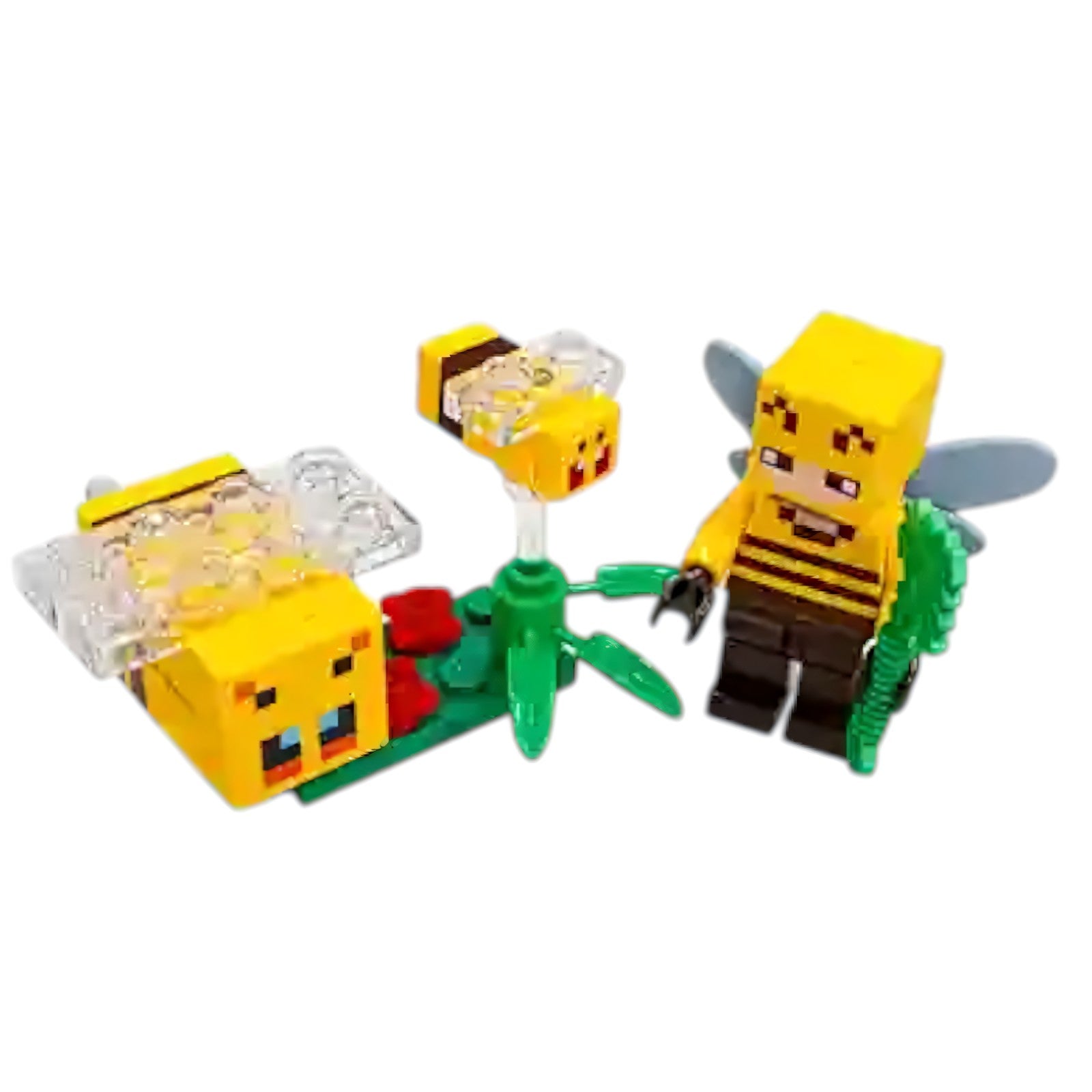 My World Minecraft Bee Farm Building Block Set