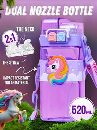 Sip 'n' Strap Kids Water Bottle (520 ml)