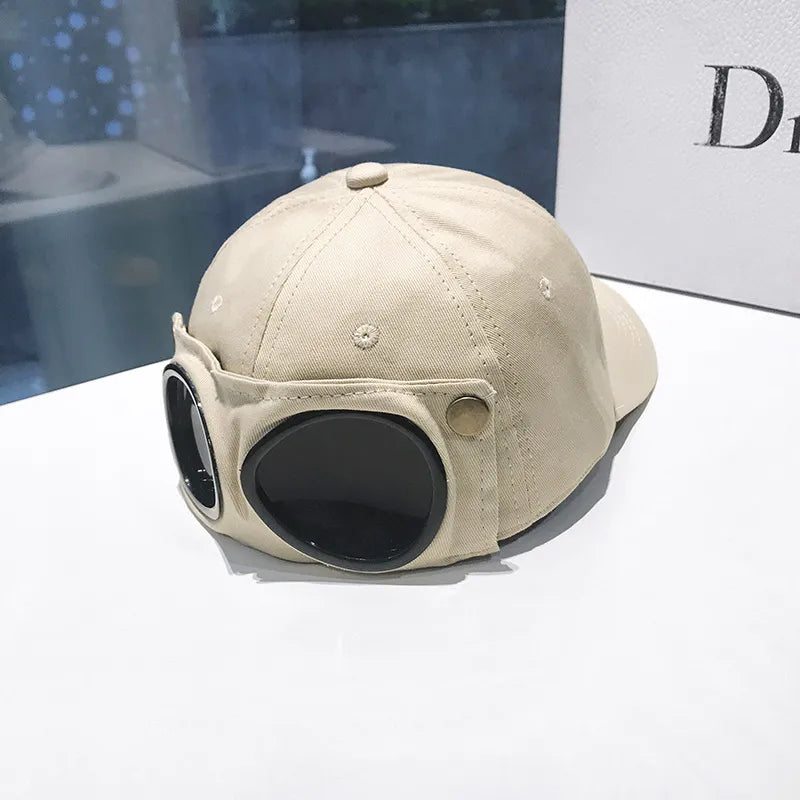 First Lens Hip Hop Aviator Sunglasses Cap