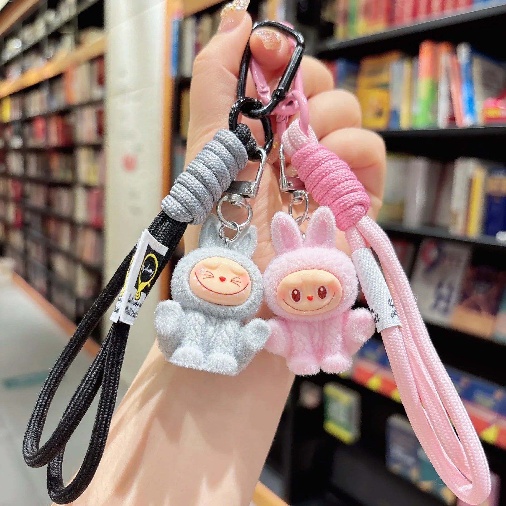Labuboo Happy Squat Lanyard Keychain