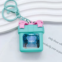 Illuminated Beary Gift Box Keychain