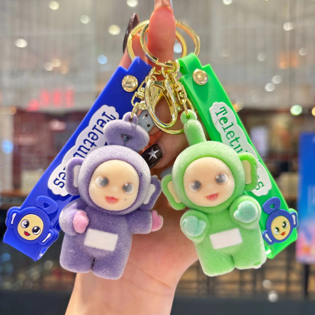 Teletubbies Velvet Valley Flocked Keychain