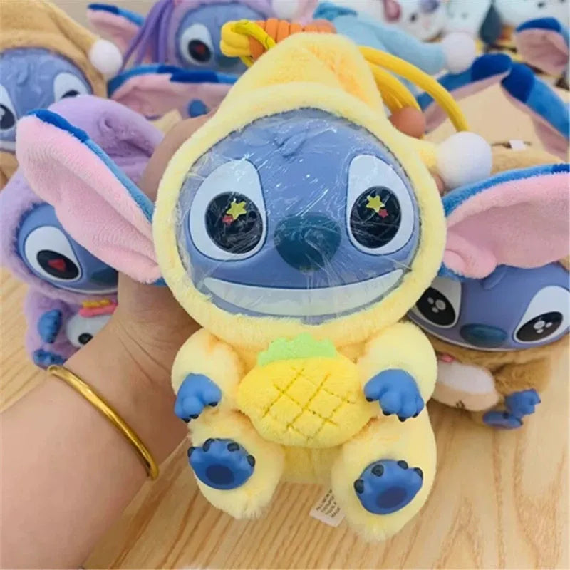 Cosmic Alien Snack Attack Plush Keychain