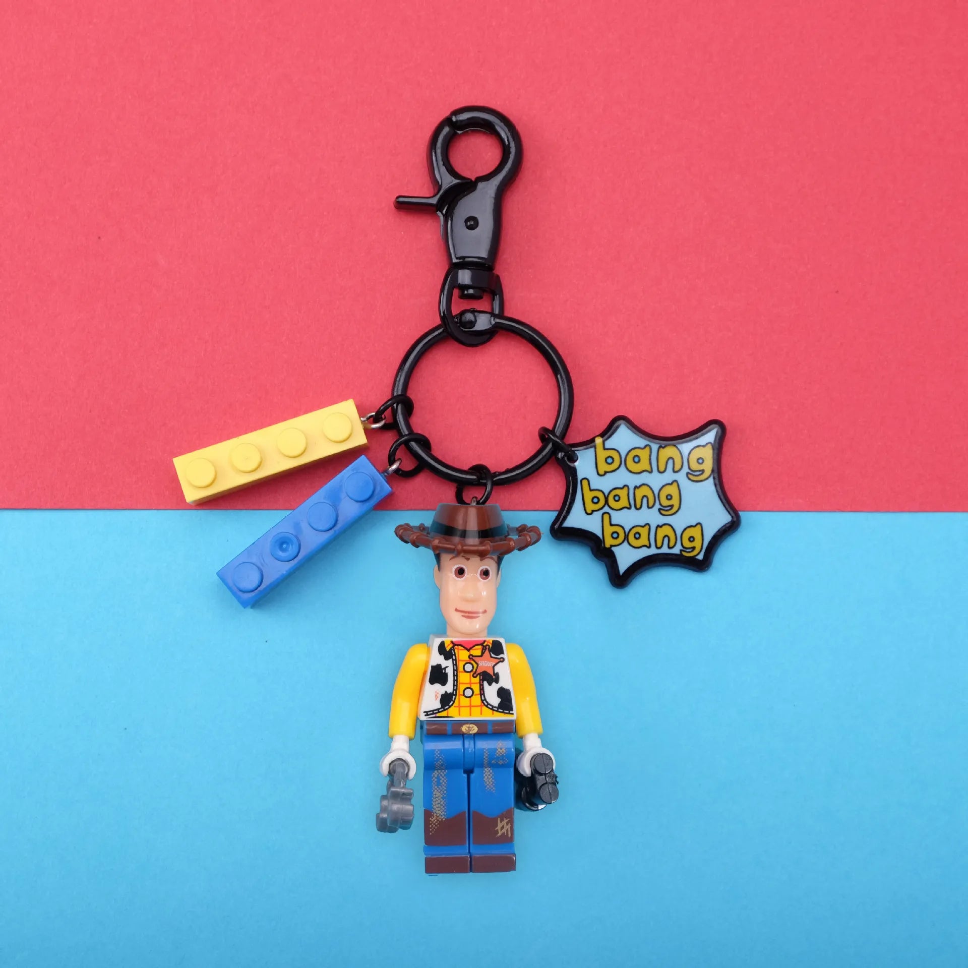 Brick Brigade Hero Blocks Keychain