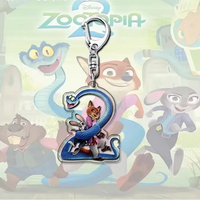 Zootopia 2 Selfie Squad Acrylic Charm Keychain