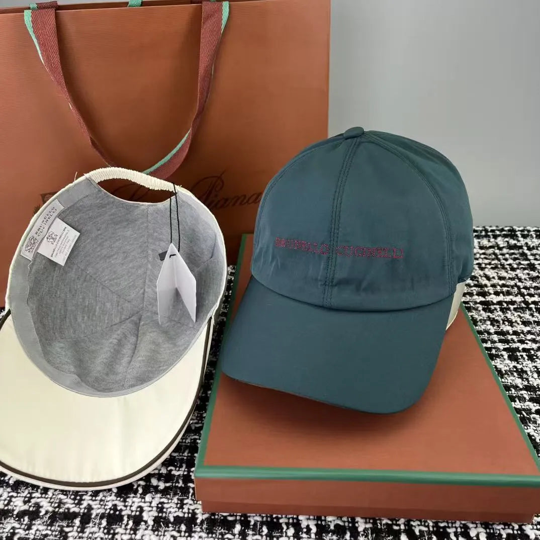 Brunello Italy Embroidered Baseball Cap