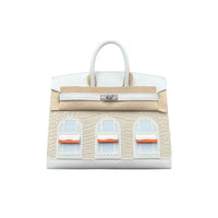 BRKN Façade Genuine Leather Architectural Kelly Bag