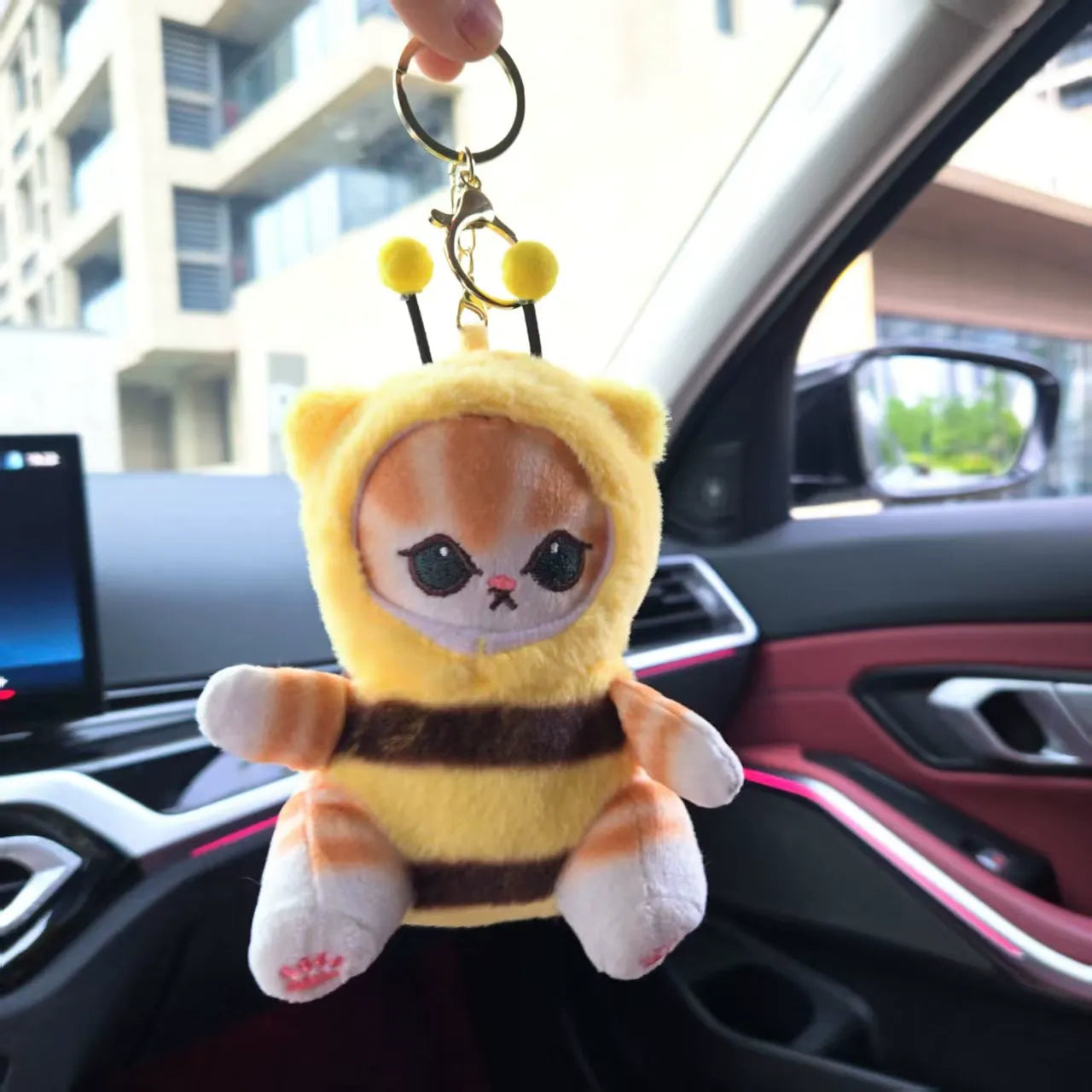 Mofusand Bee Series Plush Keychain