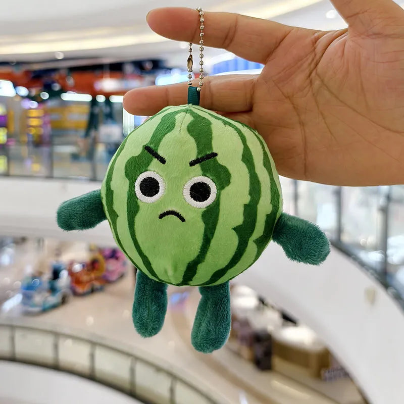 Summertime Watermelon Plush Keychain
