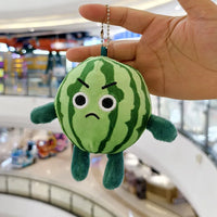 Summertime Watermelon Plush Keychain