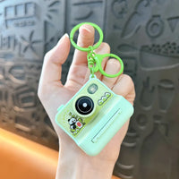 Mini Polaroid Slide-Out Camera Keychain