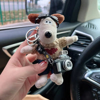 Gromit Camera Pup Plush Keychain