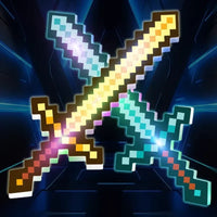Minekraft Mosaic Sword Lamp