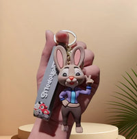Zootopia 2 Character Lanyard Strap 3D Keychain