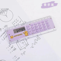 Capybara Joy 2 in 1 Ruler & Calculator