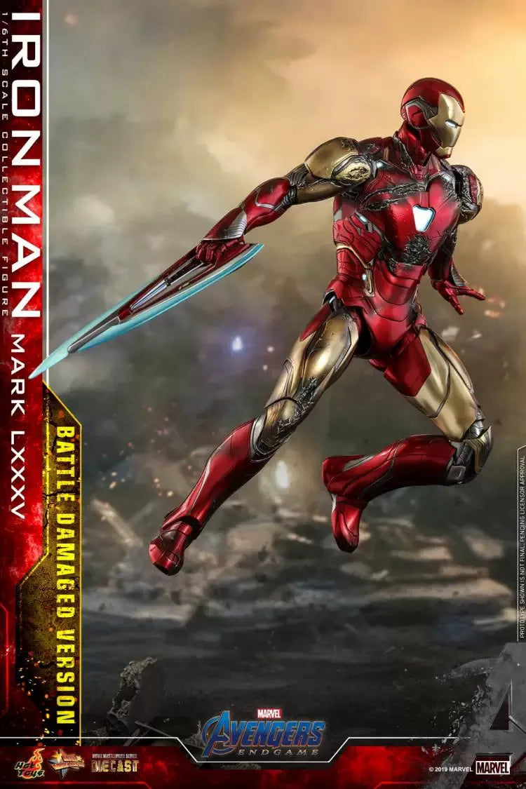 Hot Toys Iron Man Mark LXXXV Battle Damaged Figure