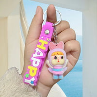 Cry Baby Happy Power Keychain