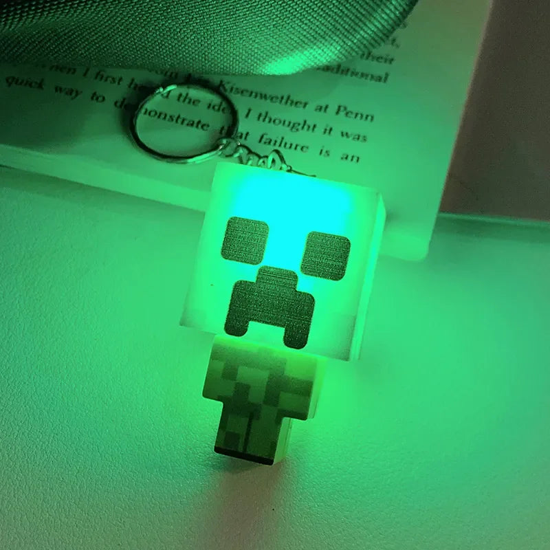 Minekraft Glow Buds LED Keychain