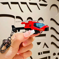 Soaring Mini Helicopter Keychain