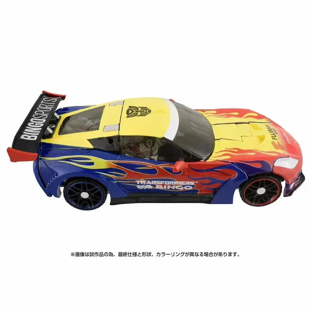 Transformers x Bingo Sports Optimus Prime Corvette C7 GT3-R Figure