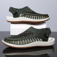 TrekWeave Men's Roman Woven Beach Sandals