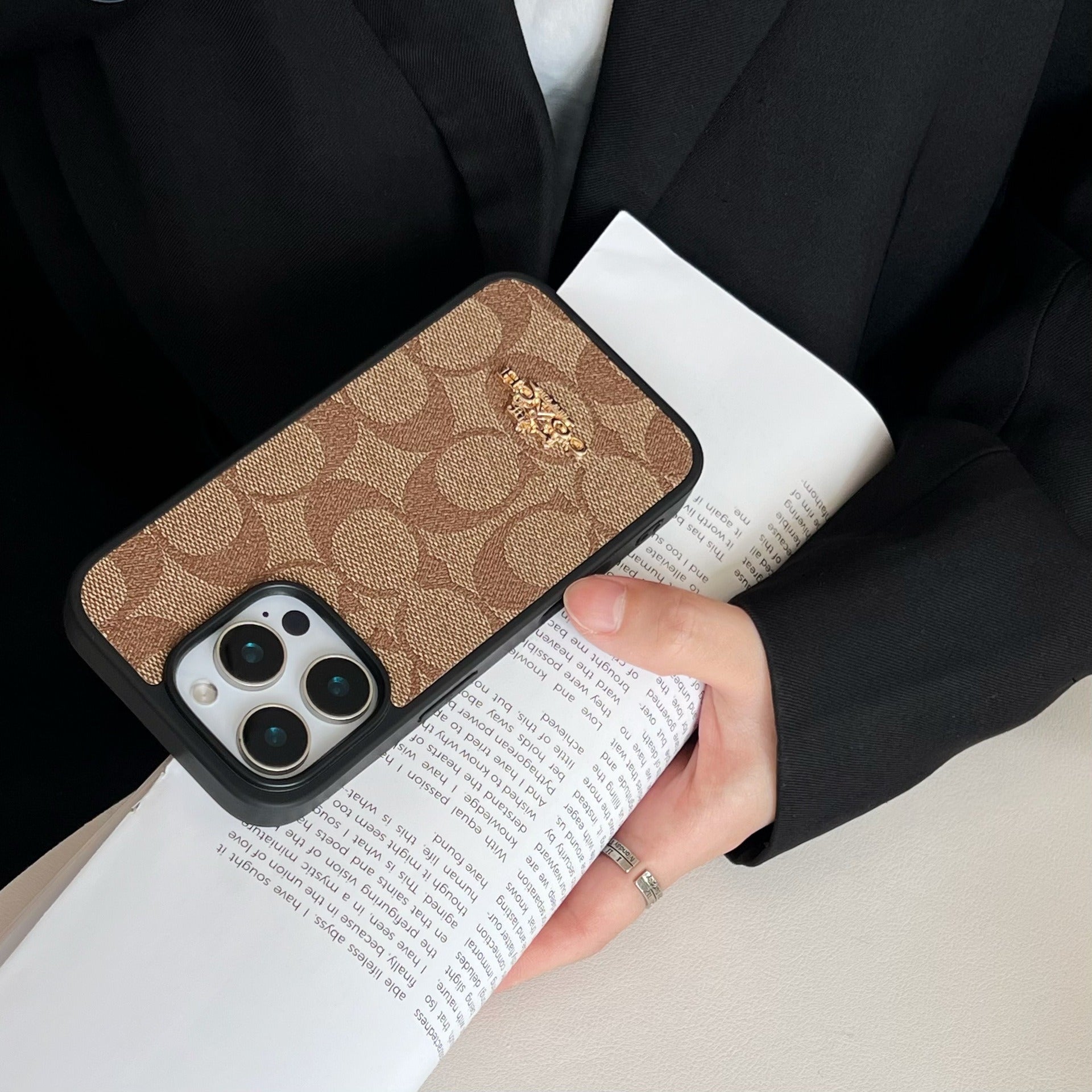 Trainer Luxe Signature Designer Case (For iPhone)