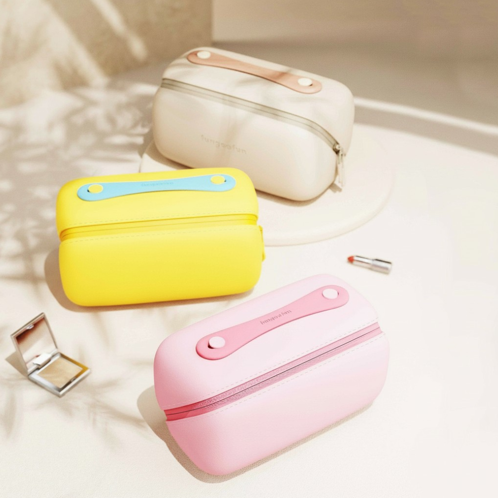 Fungoofun Pastel Capsule Cosmetic Case