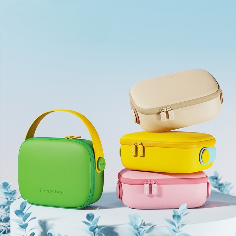Fungoofun Minimalist Partitioned Cosmetic Case