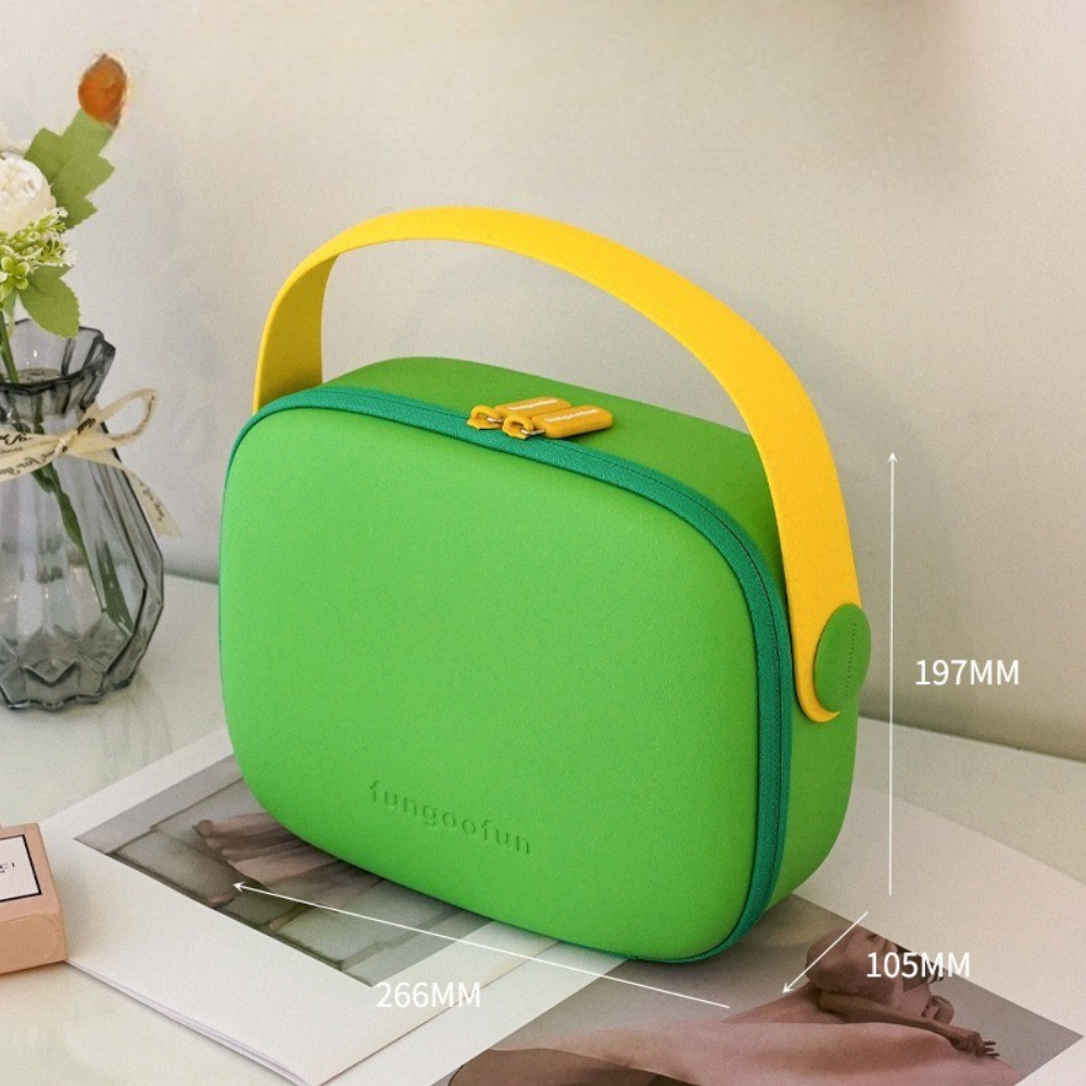 Fungoofun Minimalist Partitioned Cosmetic Case