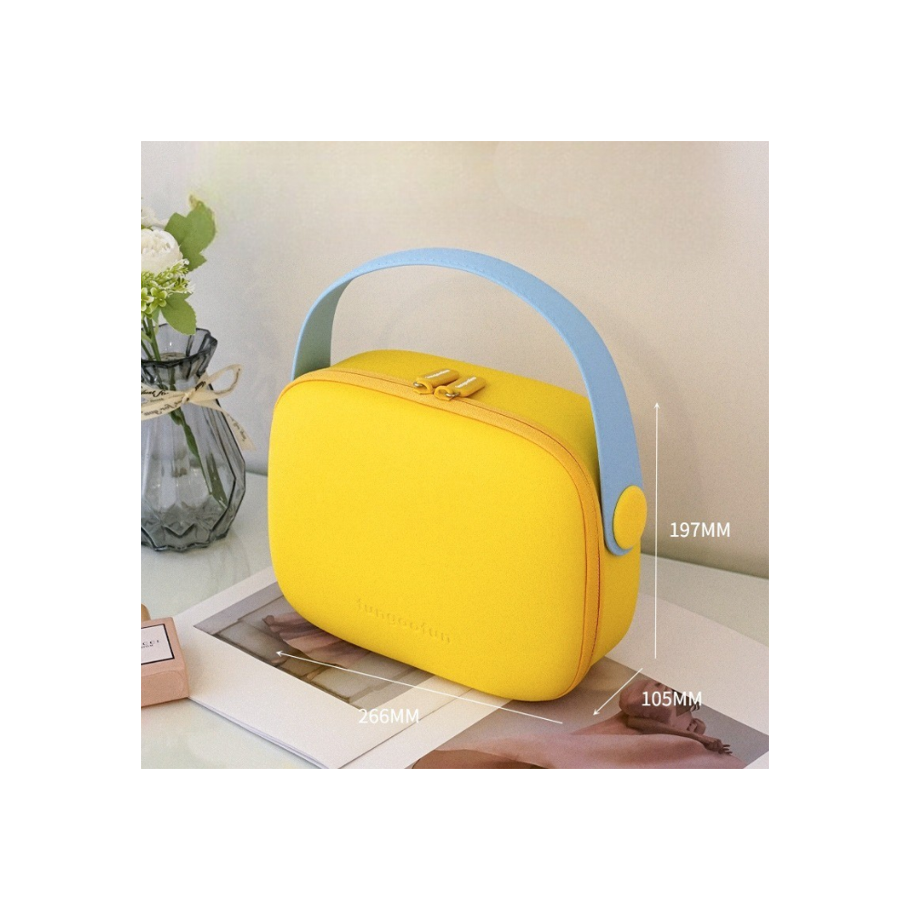 Fungoofun Minimalist Partitioned Cosmetic Case