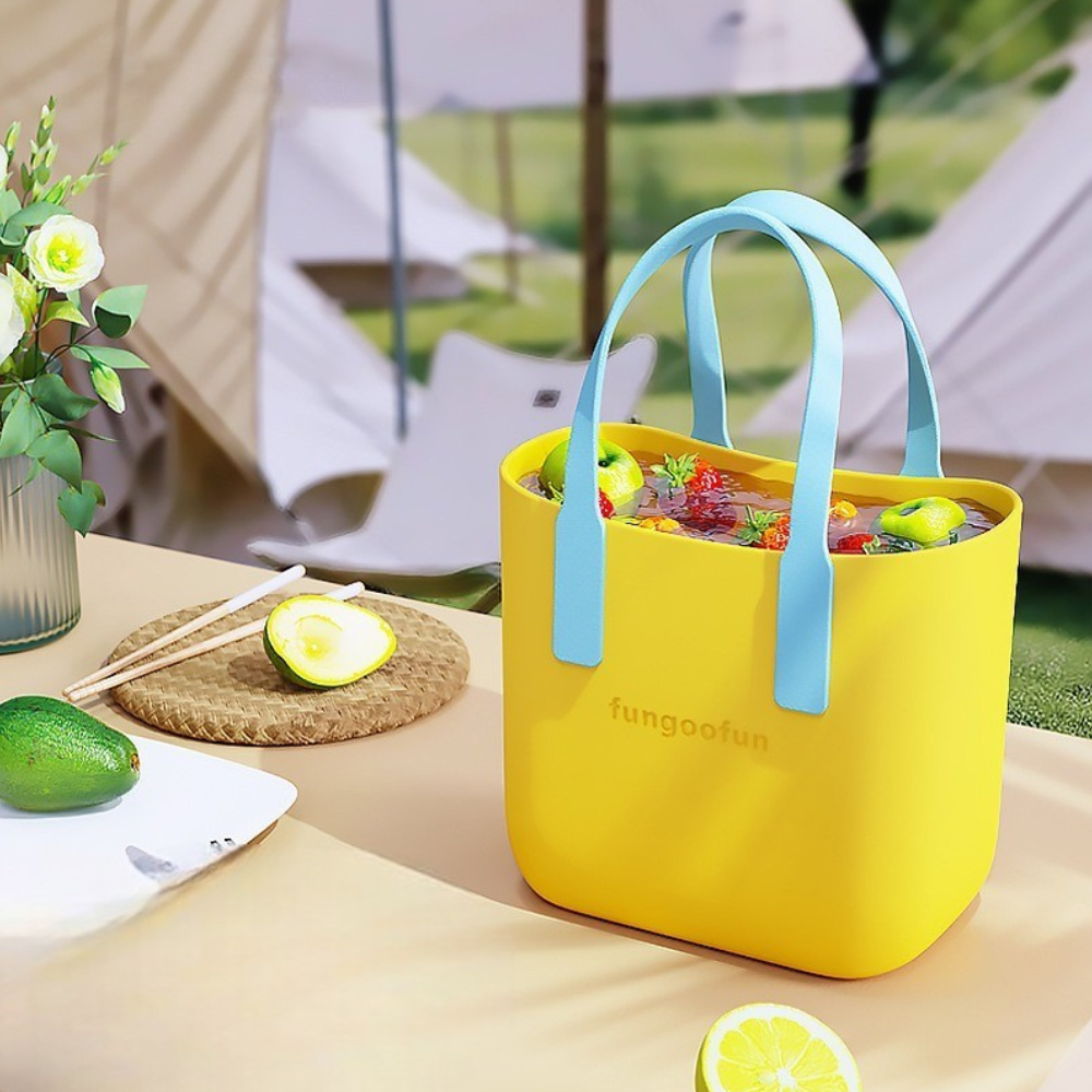Fungoofun Pastel Splash EVA Commuter Tote